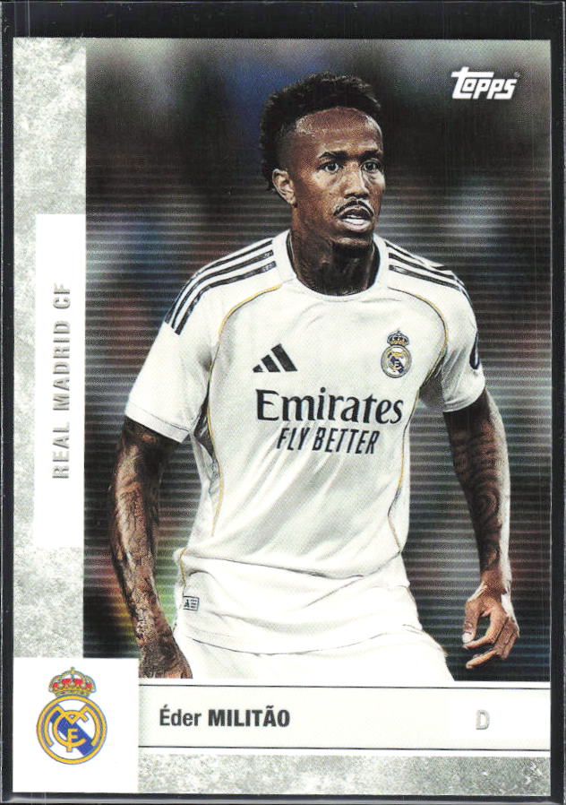 2025-26 Topps Real Madrid Team Set #8 Éder Militão – framsida