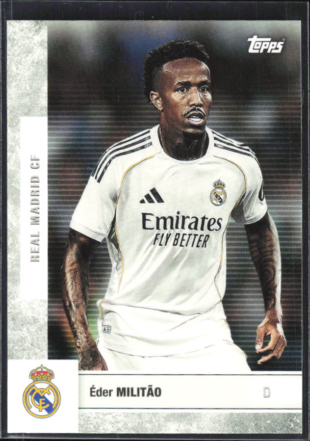 2025-26 Topps Real Madrid Team Set #8 Éder Militão – framsida