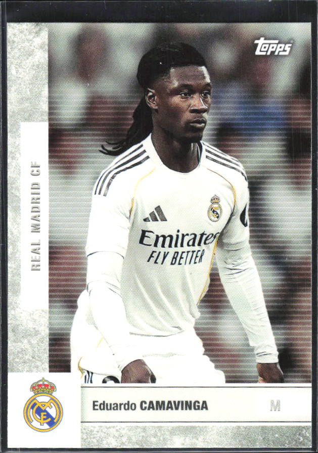 2025-26 Topps Real Madrid Team Set #11 Eduardo Camavinga – framsida