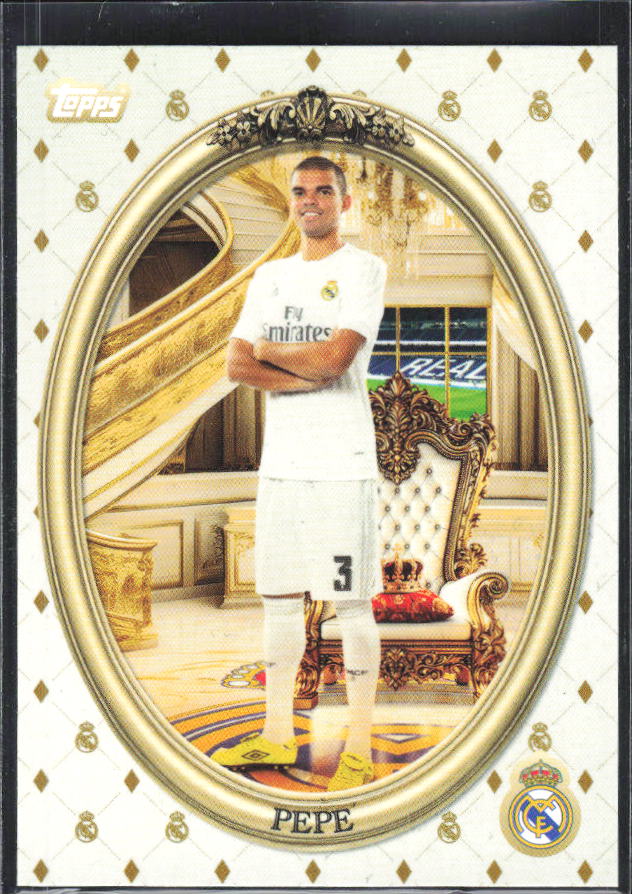 2025-26 Topps Real Madrid Team Set #44 Pepe – framsida