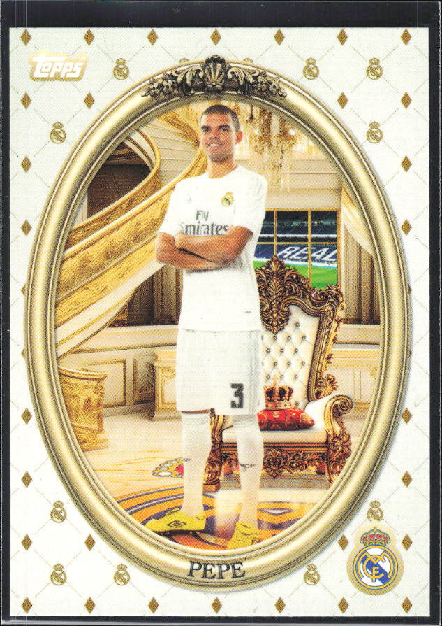 2025-26 Topps Real Madrid Team Set #44 Pepe – framsida