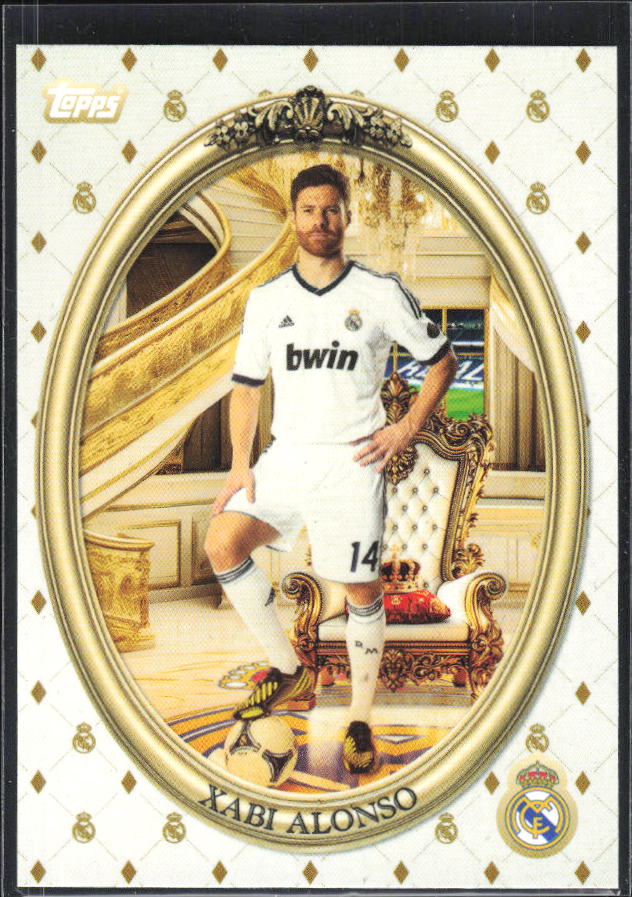 2025-26 Topps Real Madrid Team Set #43 Xabi Alonso – framsida