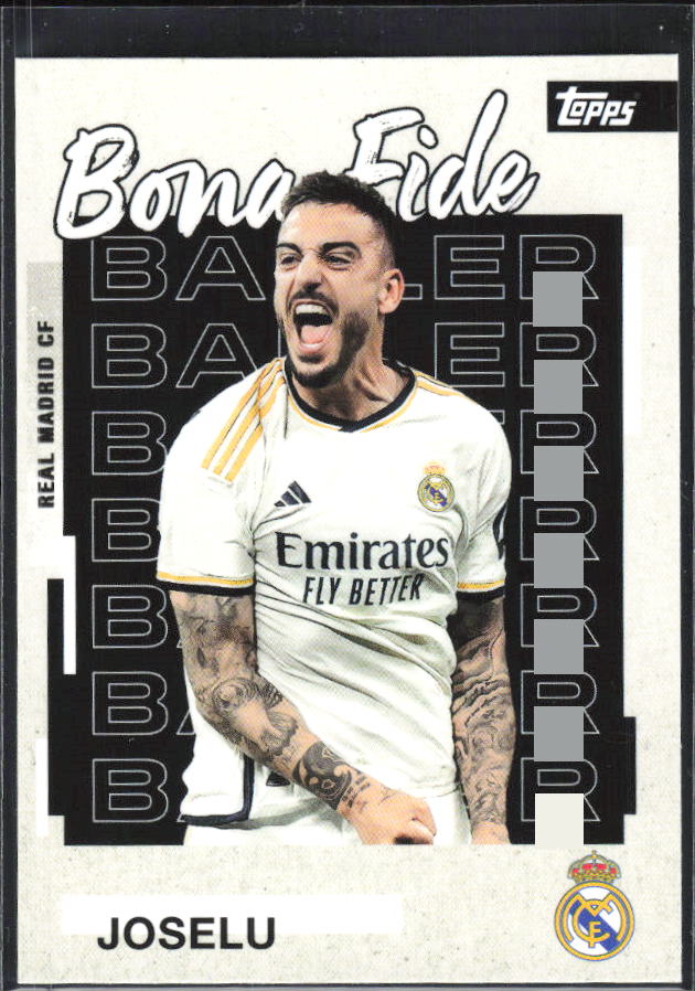 2025-26 Topps Real Madrid Team Set #24 Joselu – framsida