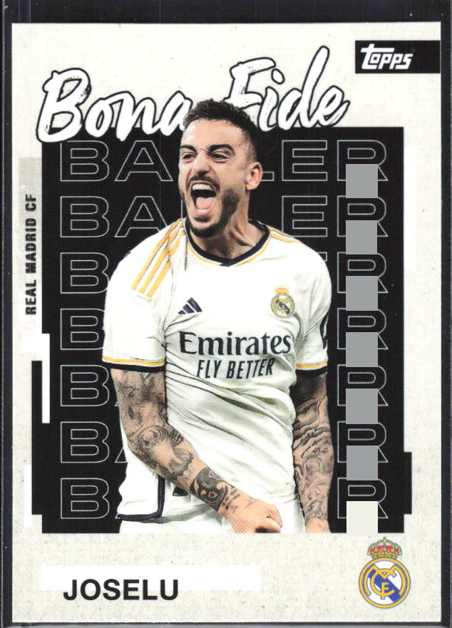2025-26 Topps Real Madrid Team Set #24 Joselu – framsida