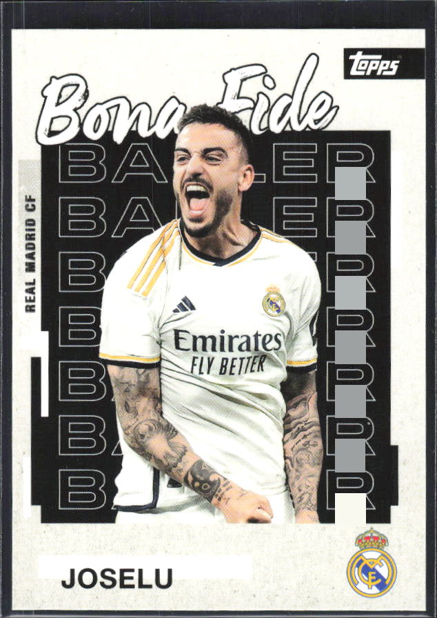 2025-26 Topps Real Madrid Team Set #24 Joselu – framsida
