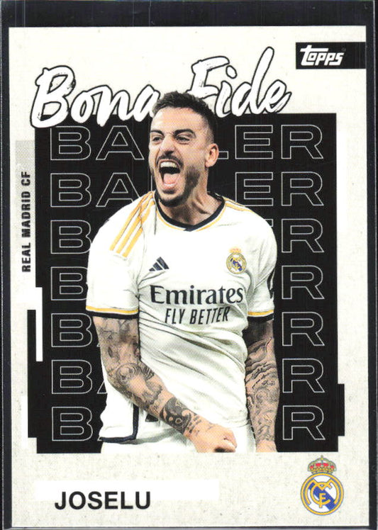 2025-26 Topps Real Madrid Team Set #24 Joselu – framsida