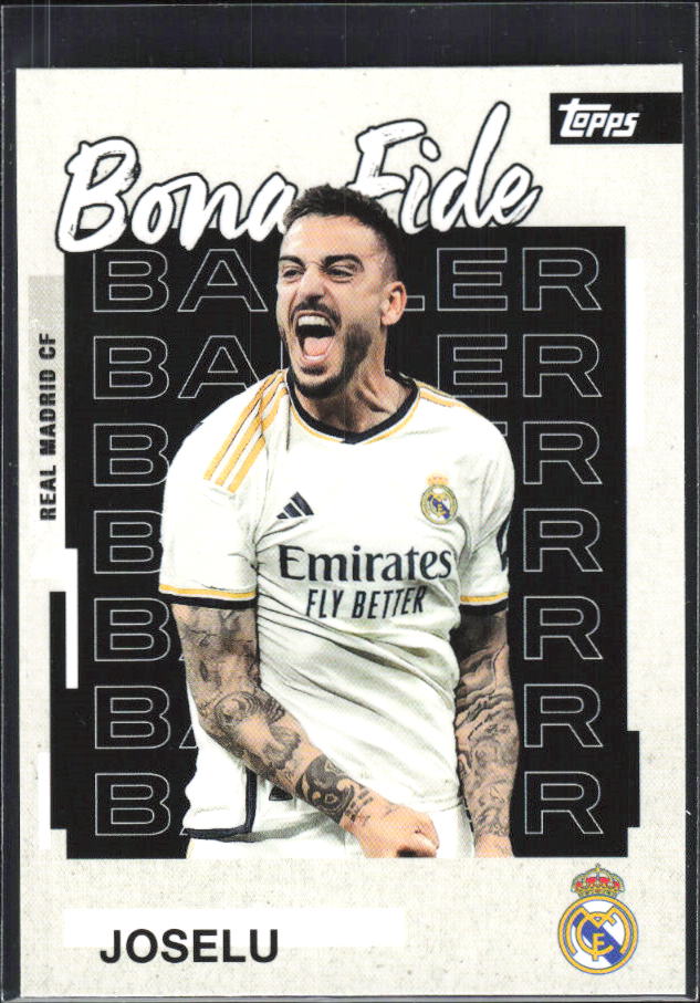 2025-26 Topps Real Madrid Team Set #24 Joselu – framsida