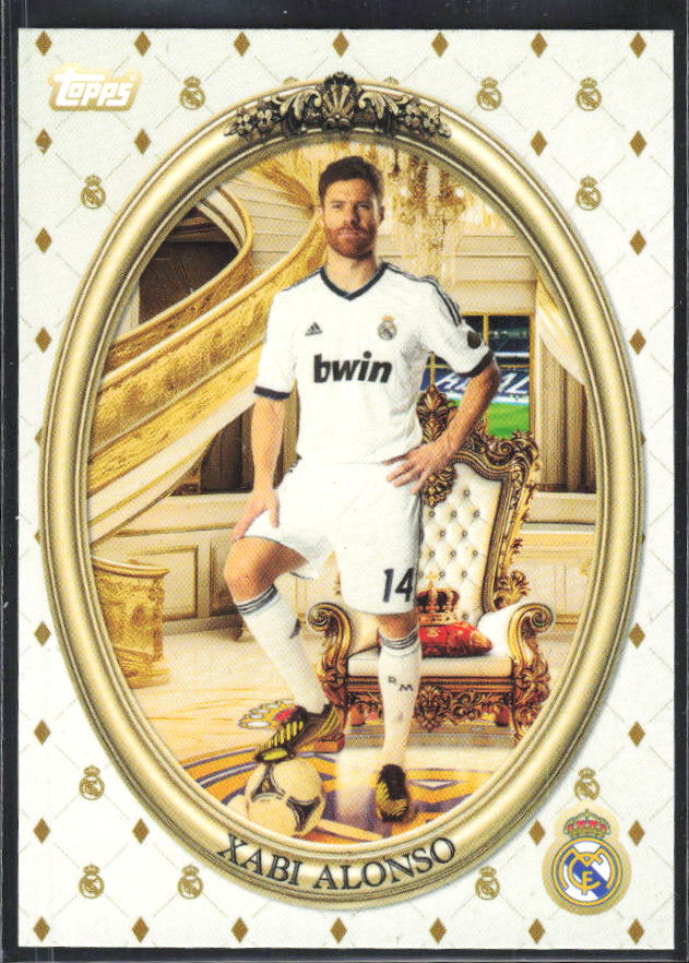 2025-26 Topps Real Madrid Team Set #43 Xabi Alonso – framsida