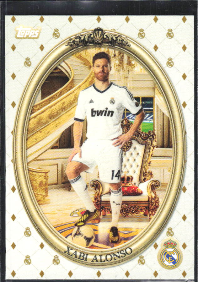 2025-26 Topps Real Madrid Team Set #43 Xabi Alonso – framsida