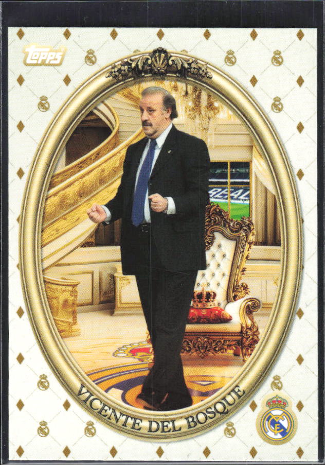2025-26 Topps Real Madrid Team Set #42 Vicente del Bosque – framsida