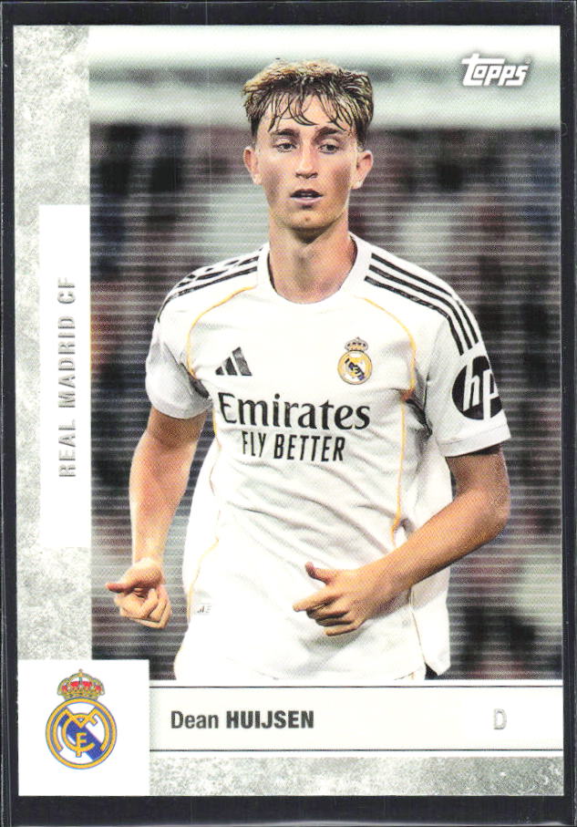 2025-26 Topps Real Madrid Team Set #3 Dean Huijsen – framsida