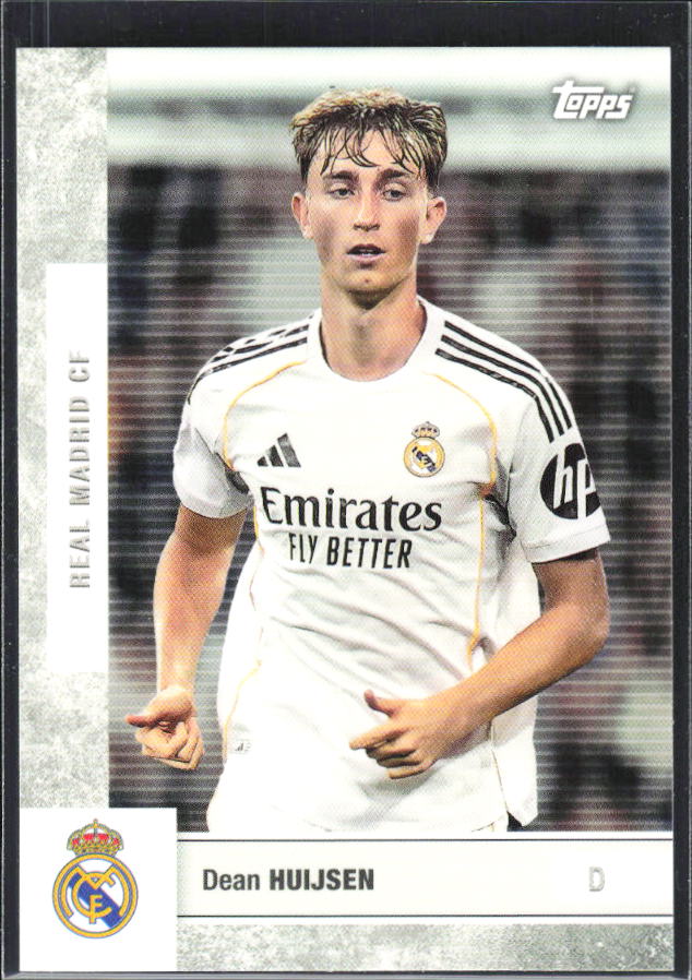 2025-26 Topps Real Madrid Team Set #3 Dean Huijsen – framsida