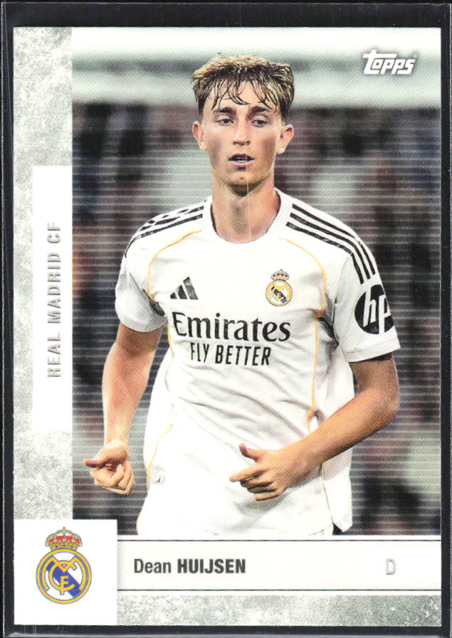2025-26 Topps Real Madrid Team Set #3 Dean Huijsen – framsida