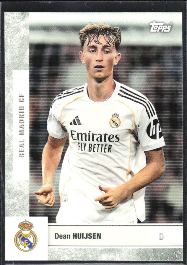 2025-26 Topps Real Madrid Team Set #3 Dean Huijsen – framsida