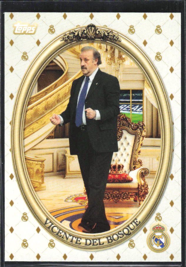 2025-26 Topps Real Madrid Team Set #42 Vicente del Bosque – framsida
