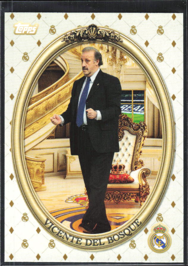2025-26 Topps Real Madrid Team Set #42 Vicente del Bosque – framsida