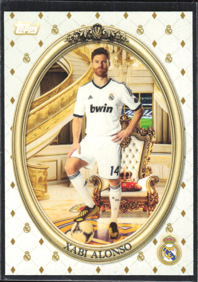 2025-26 Topps Real Madrid Team Set #43 Xabi Alonso – framsida