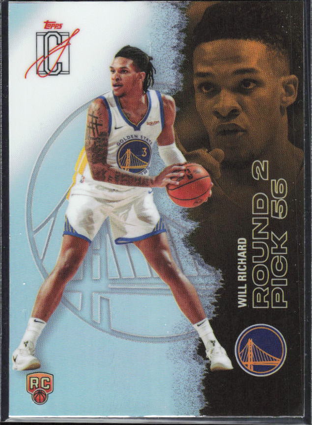 2025-26 Topps Signature Class #150 Will Richard Chrome Refractor – framsida