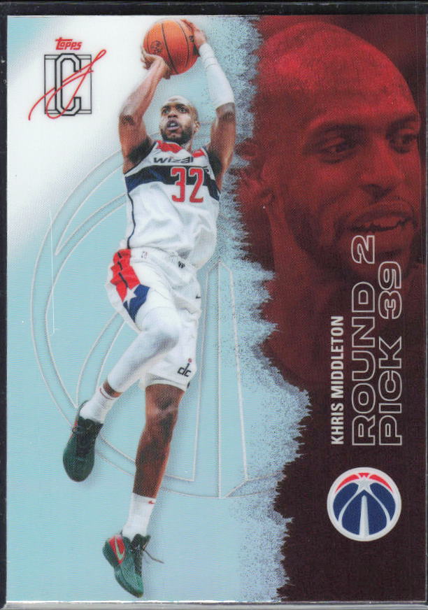 2025-26 Topps Signature Class #12 Khris Middleton Chrome Refractor – framsida