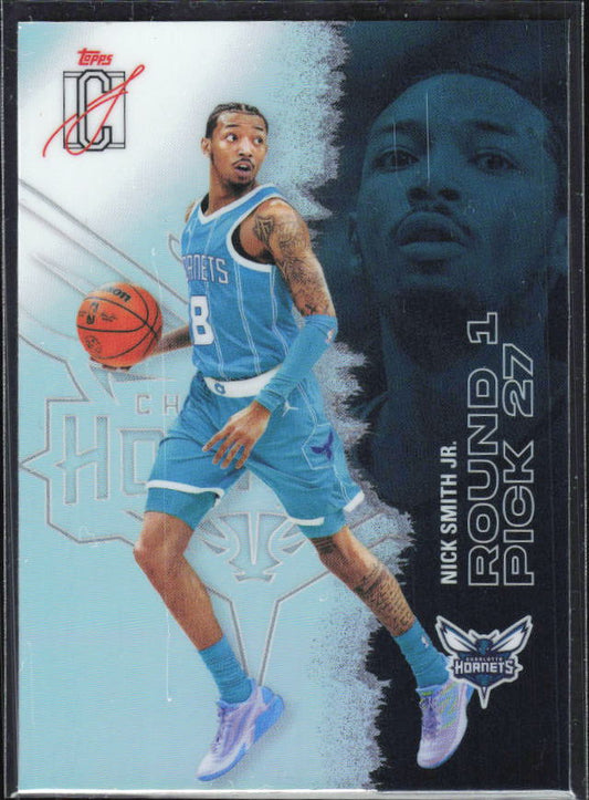 2025-26 Topps Signature Class #68 Nick Smith Jr. Chrome Refractor – framsida