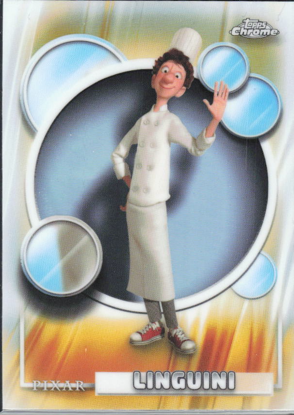 2026 Topps Chrome Disney #48 Linguini Refractor – framsida