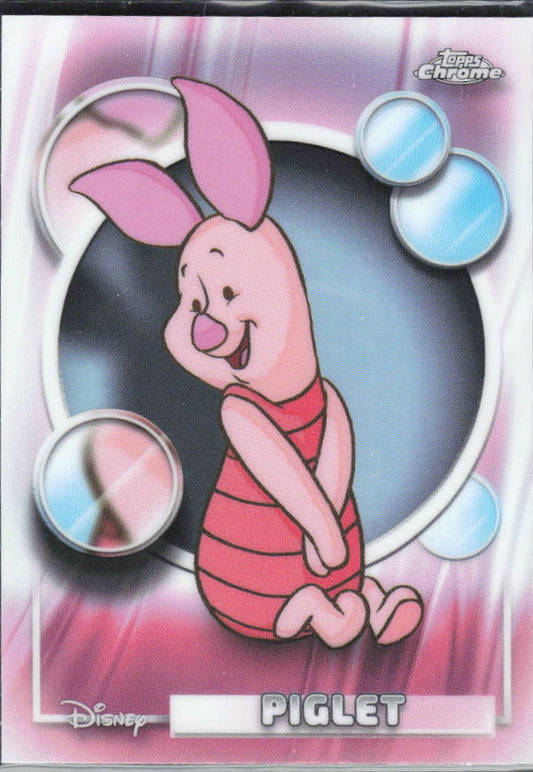 2026 Topps Chrome Disney #103 Piglet Refractor – framsida