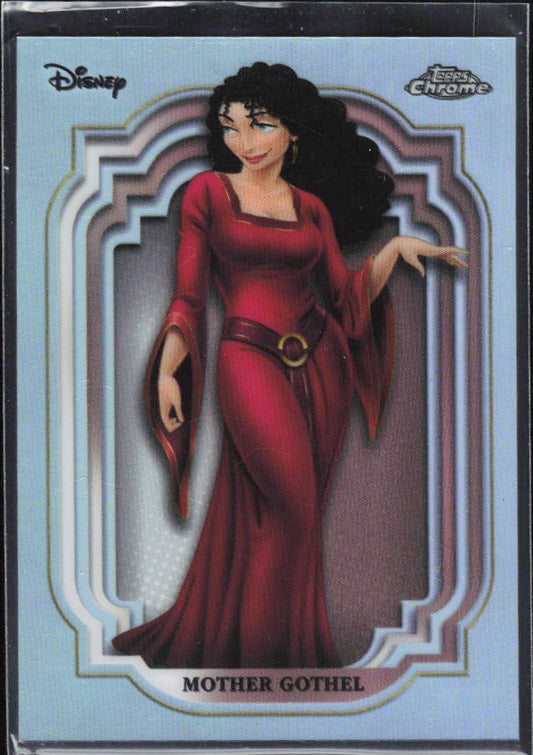 2024 Topps Chrome Disney #141 Mother Gothel Refractor – framsida