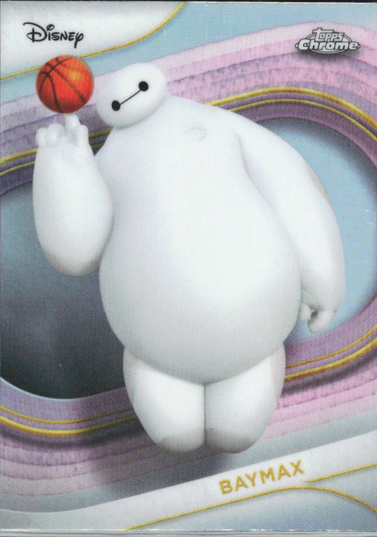 2025 Topps Chrome Disney #8 Baymax Refractor – framsida