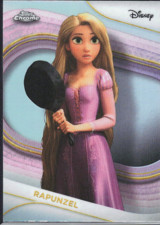 2025 Topps Chrome Disney #116 Rapunzel Refractor – framsida