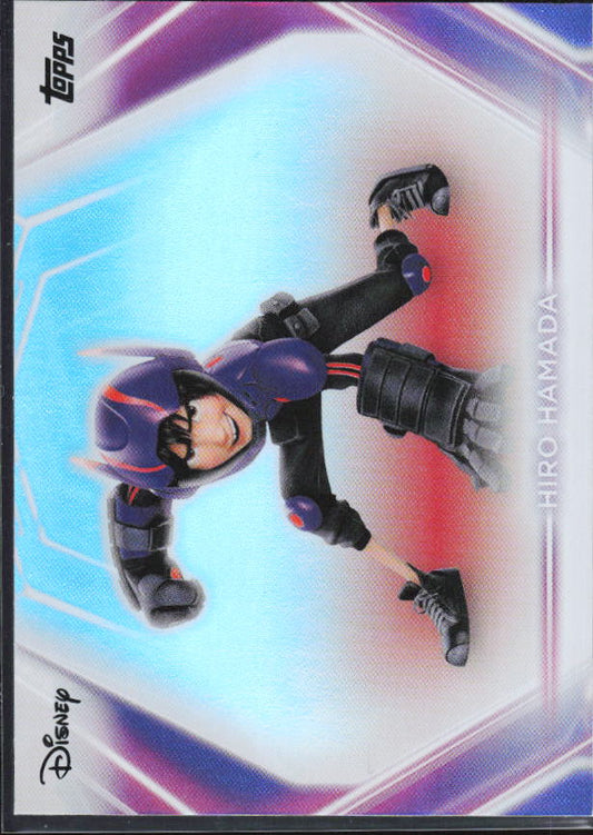 2026 Topps Disney Neon #126 Hiro Hamada Rainbow Foil – framsida