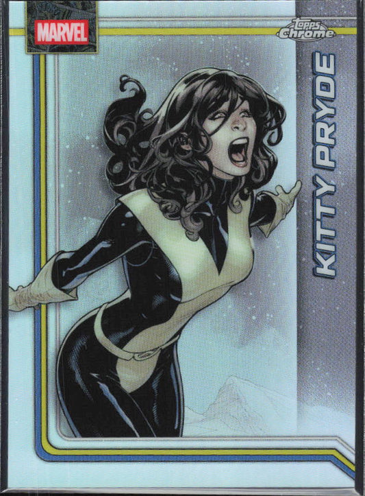 2026 Topps Chrome Marvel Comics #066 Kitty Pryde Refractor – framsida