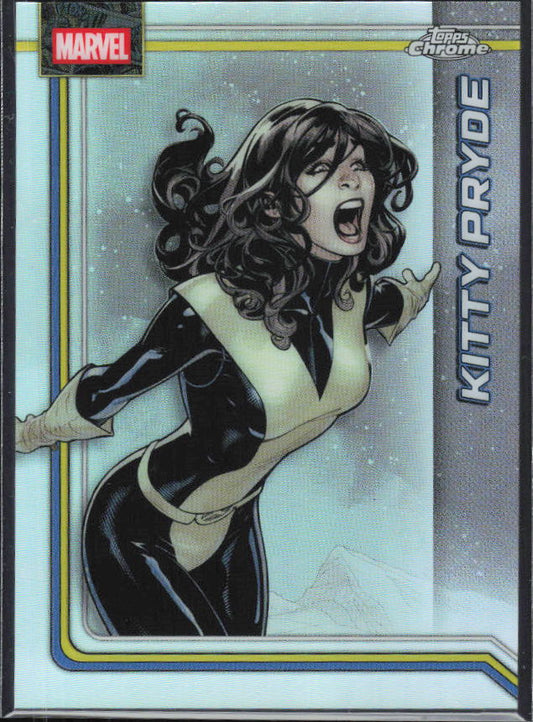 2026 Topps Chrome Marvel Comics #066 Kitty Pryde Refractor – framsida