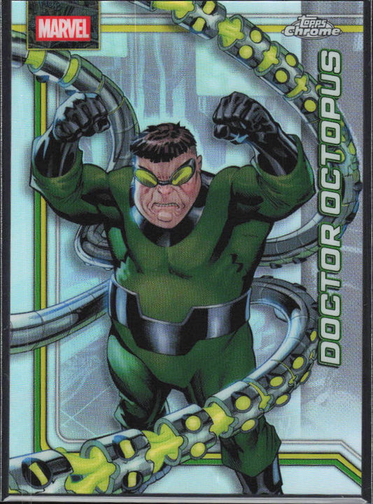 2026 Topps Chrome Marvel Comics #029 Doctor Octopus Refractor – framsida