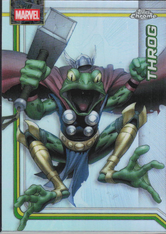 2026 Topps Chrome Marvel Comics #178 Throg Refractor – framsida