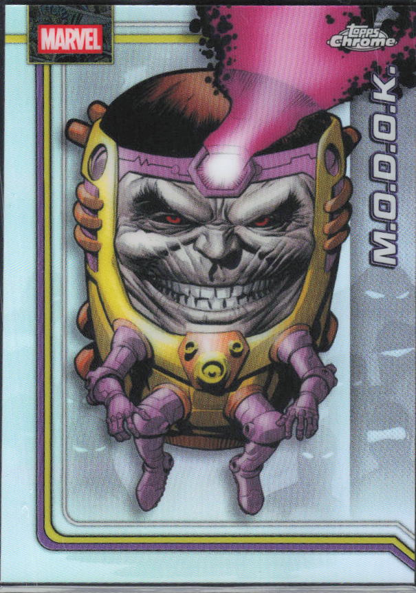2026 Topps Chrome Marvel Comics #073 M.O.D.O.K. Refractor – framsida