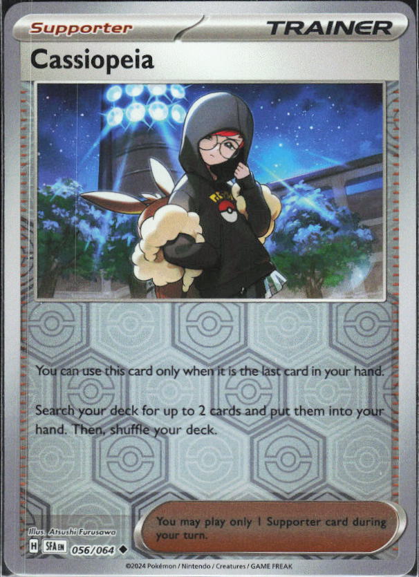 Scarlet & Violet: Shrouded Fable #056/064 Cassiopeia Reverse Holo – framsida
