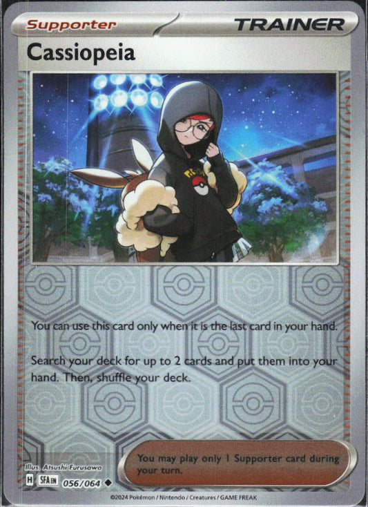 Scarlet & Violet: Shrouded Fable #056/064 Cassiopeia Reverse Holo – framsida