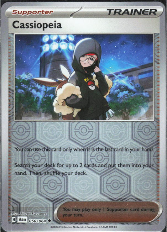 Scarlet & Violet: Shrouded Fable #056/064 Cassiopeia Reverse Holo – framsida