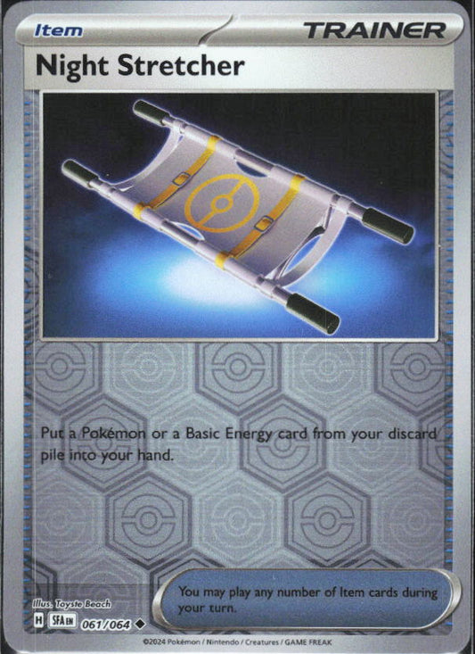 Scarlet & Violet: Shrouded Fable #061/064 Night Stretcher Reverse Holo – framsida