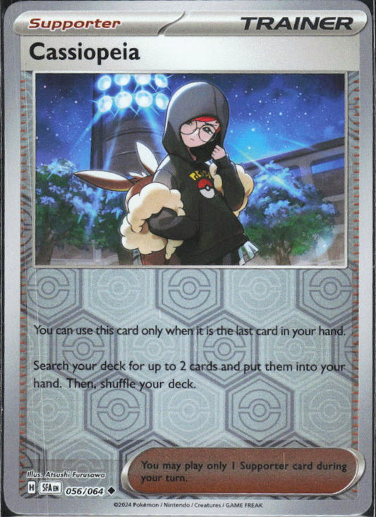 Scarlet & Violet: Shrouded Fable #056/064 Cassiopeia Reverse Holo – framsida