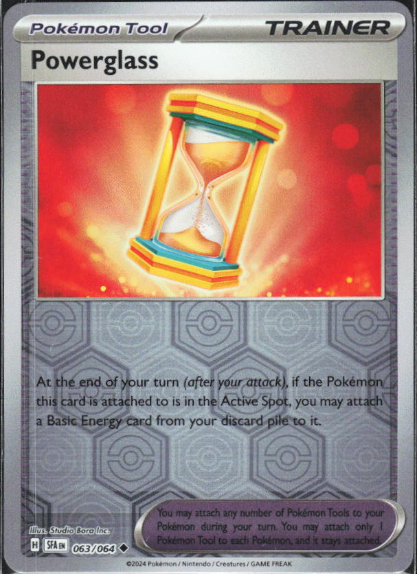 Scarlet & Violet: Shrouded Fable #063/064 Powerglass Reverse Holo – framsida