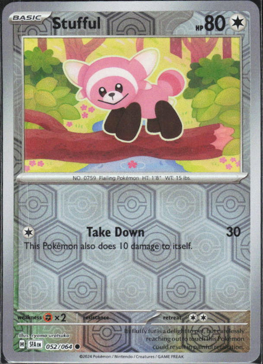 Scarlet & Violet: Shrouded Fable #052/064 Stufful Reverse Holo – framsida