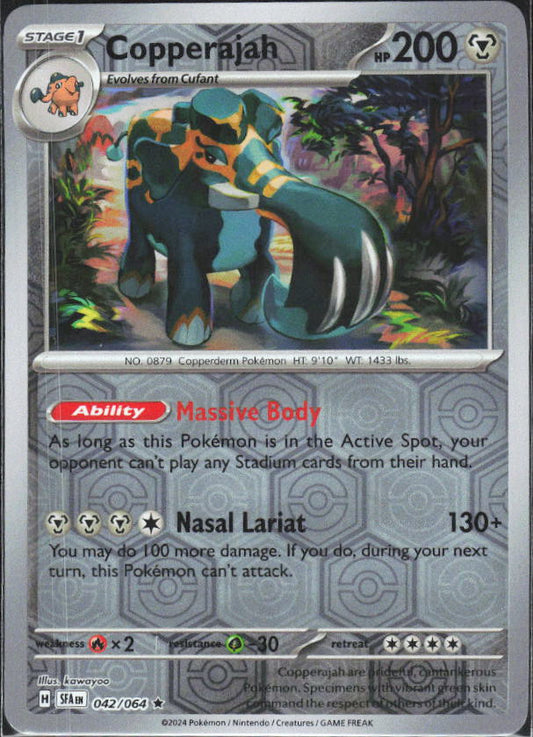 Scarlet & Violet: Shrouded Fable #042/064 Copperajah Reverse Holo – framsida