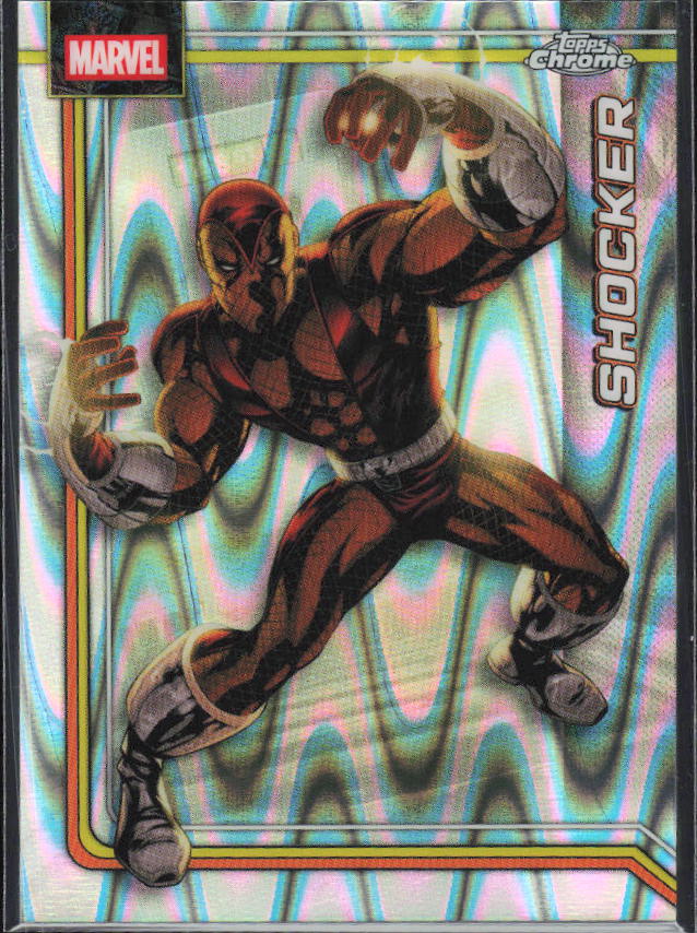 2026 Topps Chrome Marvel Comics #153 Shocker RayWave Refractor – framsida