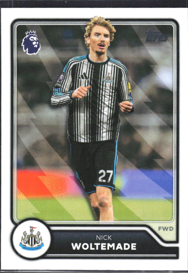 2026-27 Topps Premier League #215 Nick Woltemade – framsida