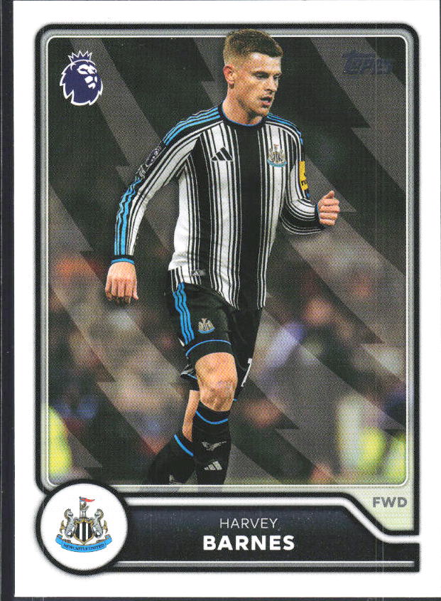 2026-27 Topps Premier League #213 Harvey Barnes – framsida