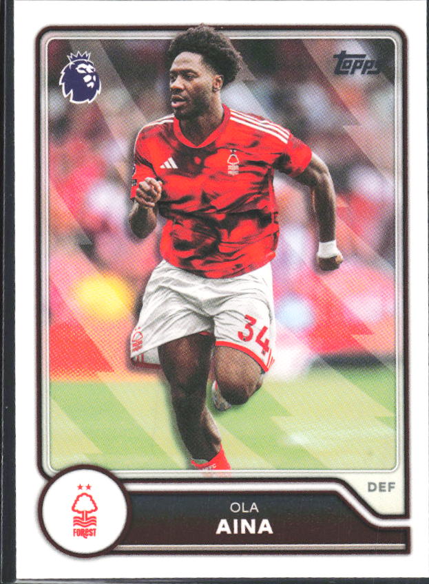 2026-27 Topps Premier League #222 Ola Aina – framsida