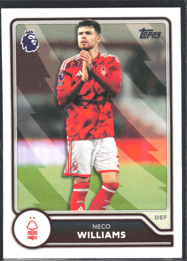 2026-27 Topps Premier League #221 Neco Williams – framsida