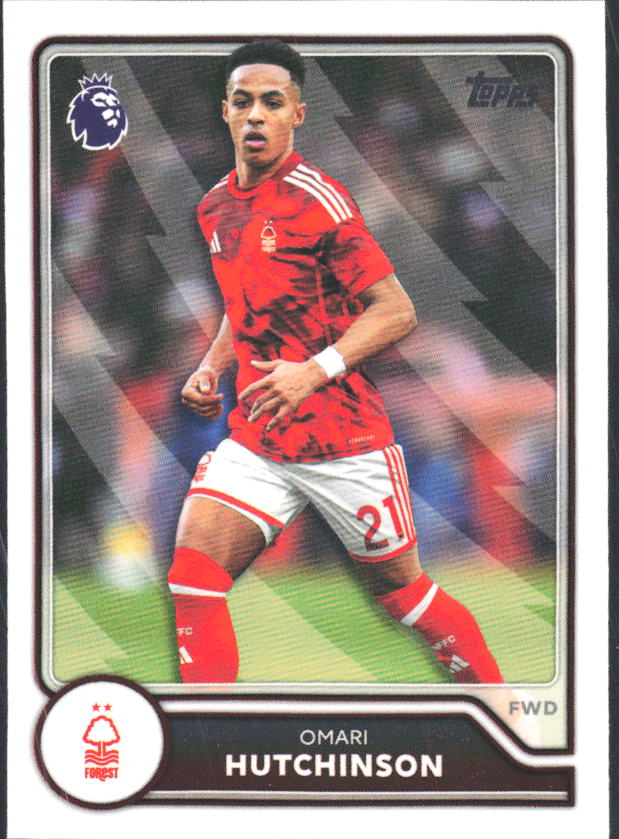 2026-27 Topps Premier League #227 Omari Hutchinson – framsida