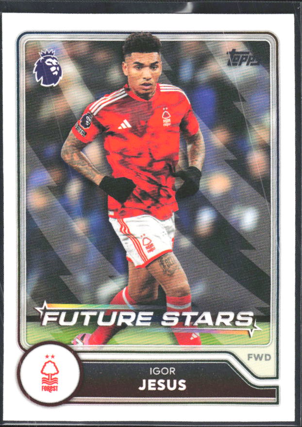 2026-27 Topps Premier League #19 Igor Jesus Future Stars – framsida